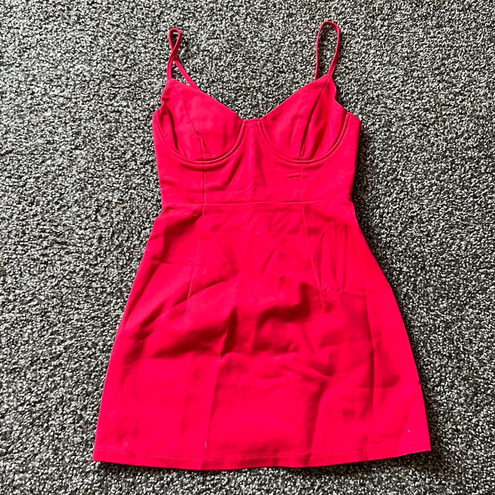 Princes Polly Red Novella Dress Size 2